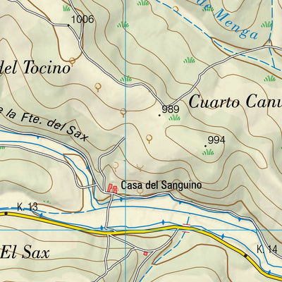 Instituto Geográfico Nacional de España Lezuza (0789-1) digital map