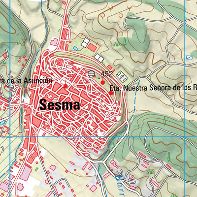 Instituto Geográfico Nacional de España Lodosa (0205-1) digital map
