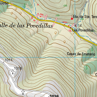 Instituto Geográfico Nacional de España Los Cortijos (0736-1) digital map