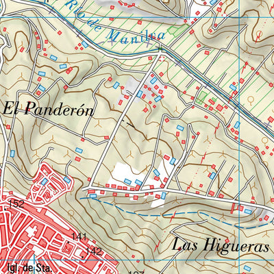 Instituto Geográfico Nacional de España Manilva (1071-4) digital map