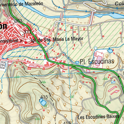 Instituto Geográfico Nacional de España Mazaleón (0469-4) digital map