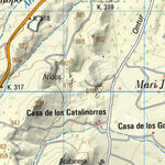 Instituto Geográfico Nacional de España Montealegre del Castillo (0818) digital map
