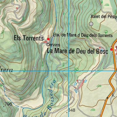 Instituto Geográfico Nacional de España Montmajor (0292-4) digital map