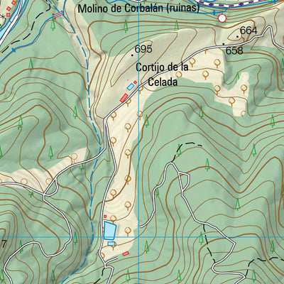 Instituto Geográfico Nacional de España Moratalla (0889-4) digital map