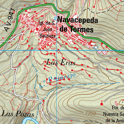 Instituto Geográfico Nacional de España Navacepeda de Tormes (0554-4) digital map