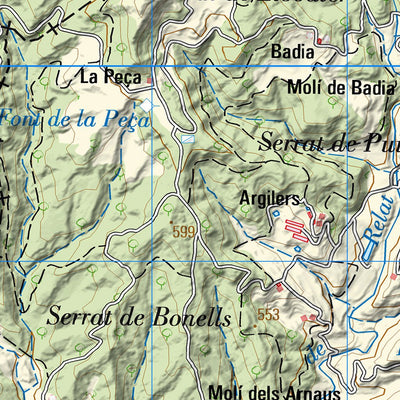 Instituto Geográfico Nacional de España Navàs (0331) digital map