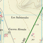 Instituto Geográfico Nacional de España Navas de Oro (0429-3) digital map