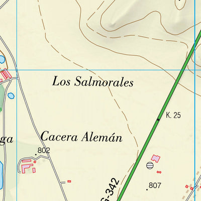 Instituto Geográfico Nacional de España Navas de Oro (0429-3) digital map