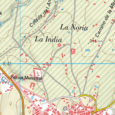 Instituto Geográfico Nacional de España Peraleda de la Mata (0625-3) digital map