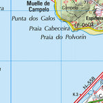 Instituto Geográfico Nacional de España Pontevedra (0185) digital map