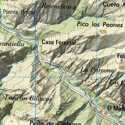 Instituto Geográfico Nacional de España Rioseco (0054) digital map