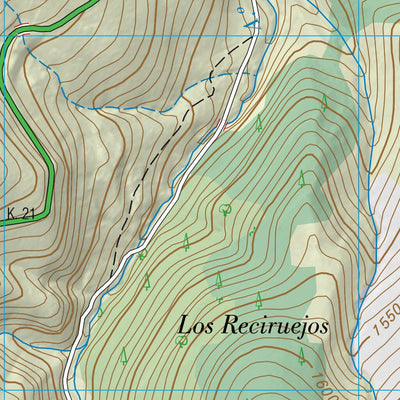 Instituto Geográfico Nacional de España Santa Inés (0279-3) digital map