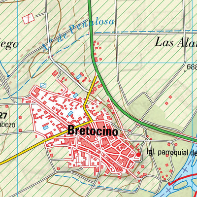 Instituto Geográfico Nacional de España Santovenia (0308-3) digital map
