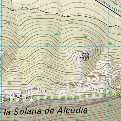 Instituto Geográfico Nacional de España Sierra de Alcudia (0808-4) digital map