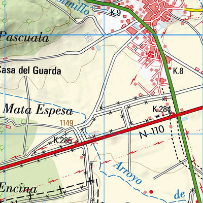 Instituto Geográfico Nacional de España Solosancho (0530) digital map