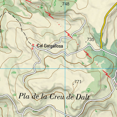 Instituto Geográfico Nacional de España Solsona (0330-1) digital map