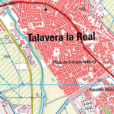 Instituto Geográfico Nacional de España Talavera la Real (0776-3) digital map