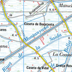 Instituto Geográfico Nacional de España Tortosa (Unión con la 523) (0522) digital map