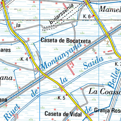 Instituto Geográfico Nacional de España Tortosa (Unión con la 523) (0522) digital map