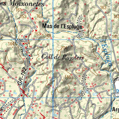 Instituto Geográfico Nacional de España Tortosa (Unión con la 523) (0522) digital map