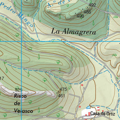 Instituto Geográfico Nacional de España Valdecaballeros (0732-4) digital map