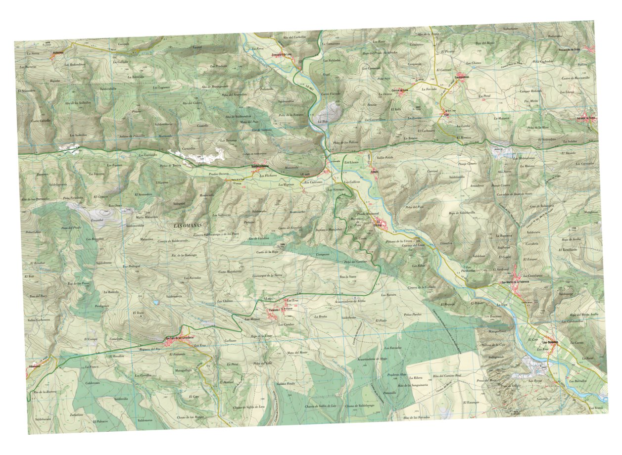 Valdesamario (0128-4) Map by Instituto Geografico Nacional de Espana |  Avenza Maps