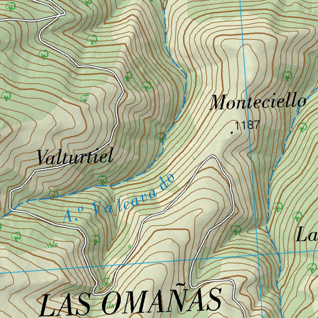 Valdesamario (0128-4) Map by Instituto Geografico Nacional de Espana |  Avenza Maps