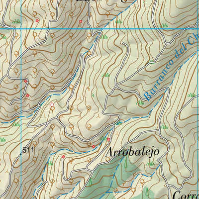 Instituto Geográfico Nacional de España Vegas de Coria (0552-3) digital map