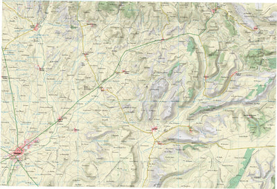 Instituto Geográfico Nacional de España Villadiego (0166-4) digital map