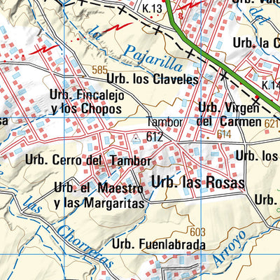 Instituto Geográfico Nacional de España Villaluenga de la Sagra (0604) digital map