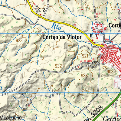 Instituto Geográfico Nacional de España Villanueva de la Fuente (0814) digital map