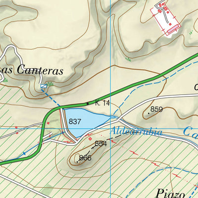 Instituto Geográfico Nacional de España Villoruela (0453-3) digital map