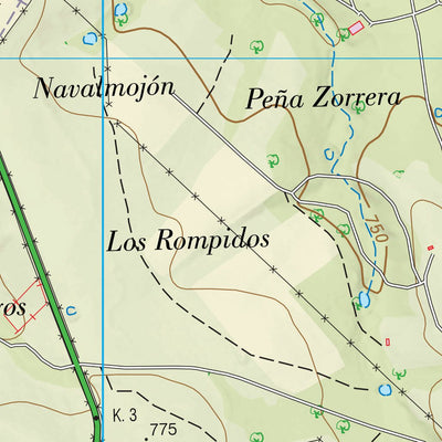 Instituto Geográfico Nacional de España Vitigudino (0450-3) digital map