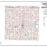Iowa Department of Transportation Adair County, Iowa digital map