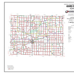 Iowa Department of Transportation Adams County, Iowa digital map