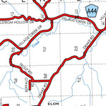 Iowa Department of Transportation Allamakee County, Iowa digital map
