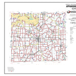 Iowa Department of Transportation Appanoose County, Iowa digital map