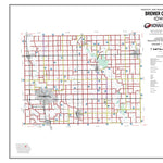 Iowa Department of Transportation Bremer County, Iowa digital map