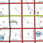 Iowa Department of Transportation Bremer County, Iowa digital map