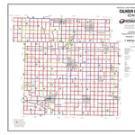 Iowa Department of Transportation Calhoun County, Iowa digital map