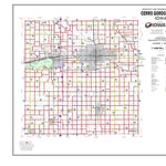 Iowa Department of Transportation Cerro Gordo County, Iowa digital map