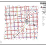 Iowa Department of Transportation Cherokee County, Iowa digital map