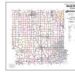 Iowa Department of Transportation Dallas County, Iowa digital map