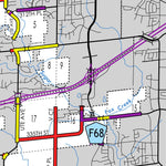 Iowa Department of Transportation Dallas County, Iowa digital map