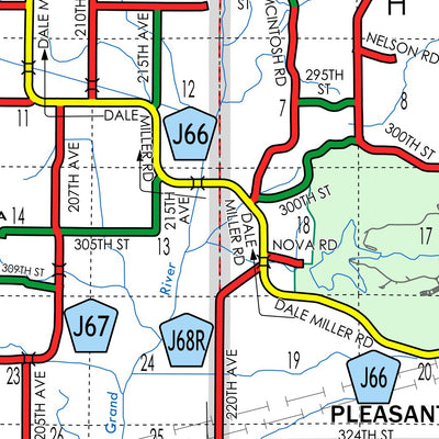 Iowa Department of Transportation Decatur County, Iowa digital map