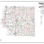 Iowa Department of Transportation Fremont County, Iowa digital map