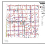 Iowa Department of Transportation Greene County, Iowa digital map