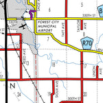 Iowa Department of Transportation Hancock County, Iowa digital map