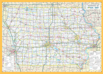 Iowa Transportation Map Preview 1