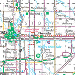 Iowa Bicycle Map Preview 2
